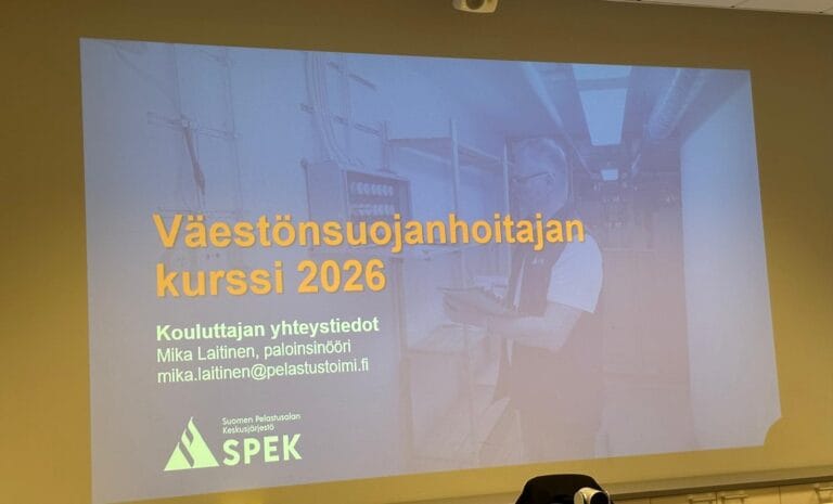 Väestönsuojien tarkastuksiin varmuutta koulutuksesta